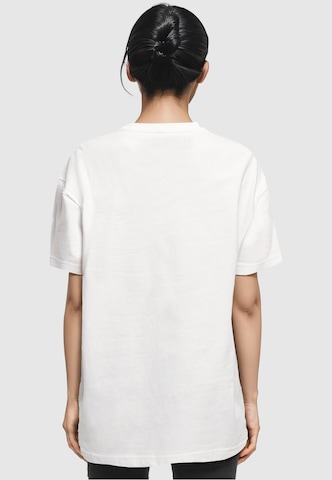 Merchcode T-Shirt 'Motley Crue - Montage Skull' in Weiß