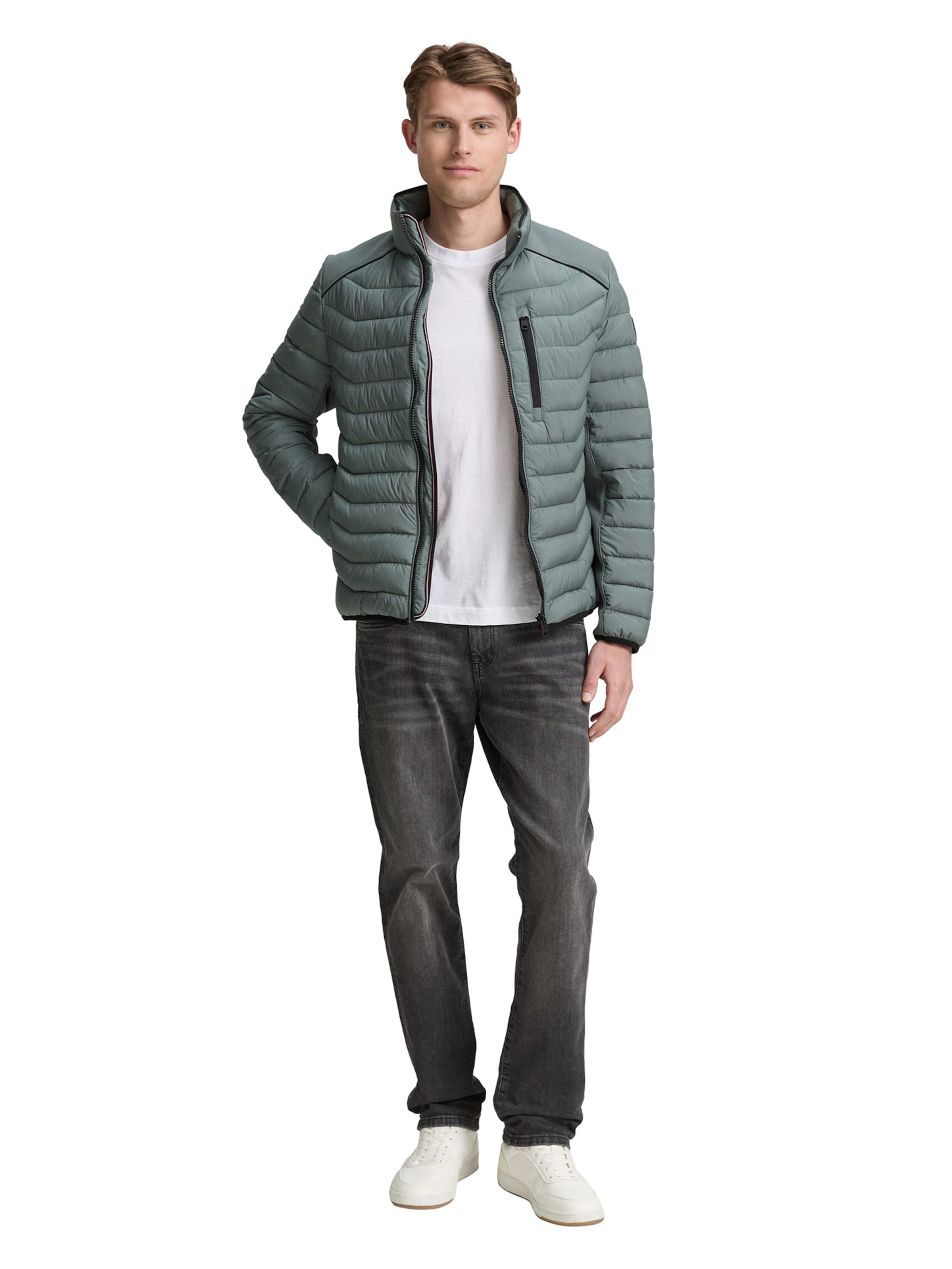 Veste mi-saison TOM TAILOR en vert