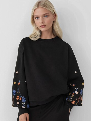 Hiccup Sweatshirt in Zwart: voorkant