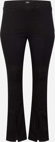 évasé Jeggings 'PAIGE' ONLY Curve en noir : devant