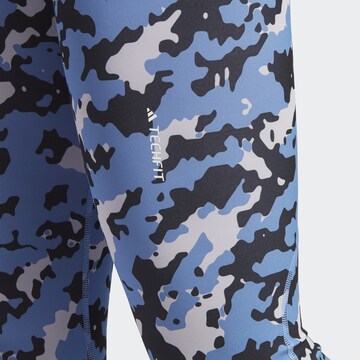 ADIDAS PERFORMANCE Skinny Sports trousers in Blue