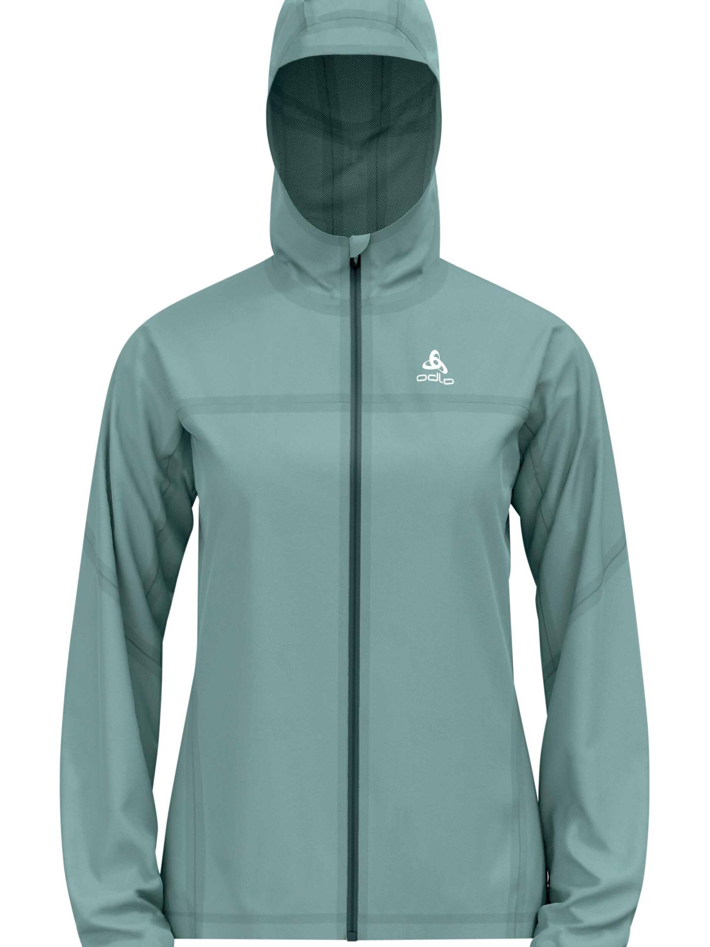 Veste de sport 'X-ALP WATERPROOF' ODLO en bleu : devant