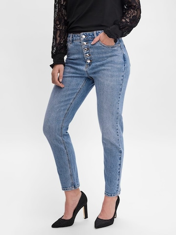 Tapered Jeans 'Brenda' de la VERO MODA pe albastru: față