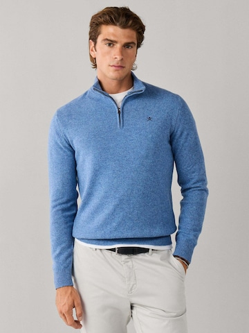 Pullover di Hackett London in blu: frontale