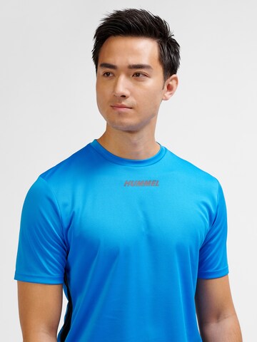 T-Shirt fonctionnel Hummel en bleu