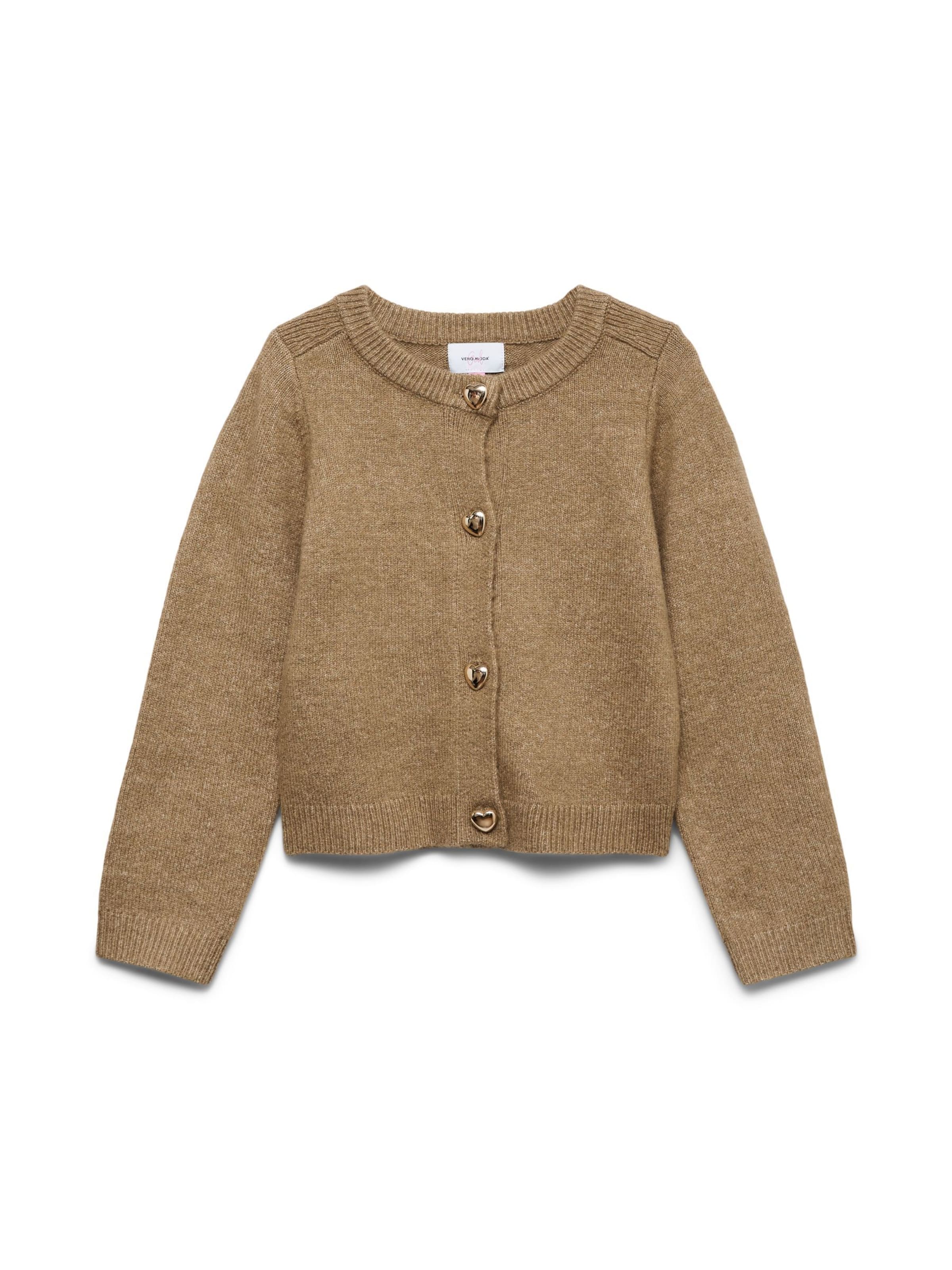 Giacchetta 'VMFiona' di Vero Moda Girl in marrone: frontale