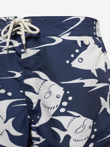 Polo Ralph Lauren Plavecké šortky 'PALM ISLAND' – modrá