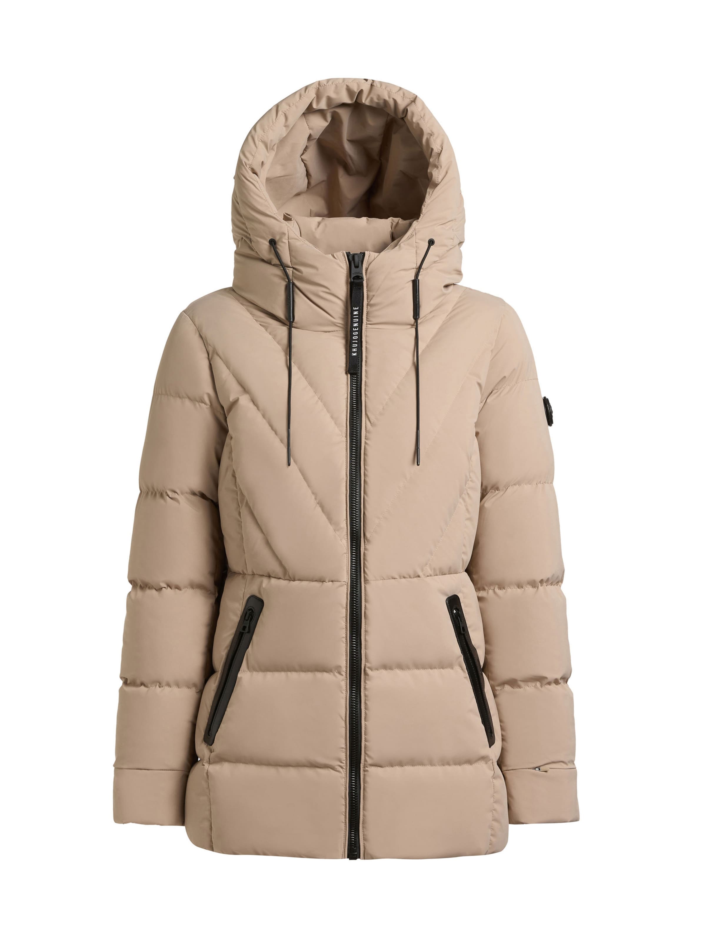 khujo Winter Jacket 'Rabb2' in Beige: front