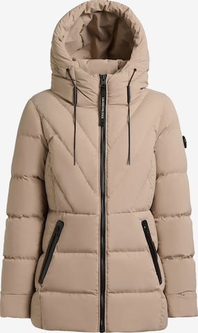 khujo Between-Season Jacket 'Rabb2' in Beige: front