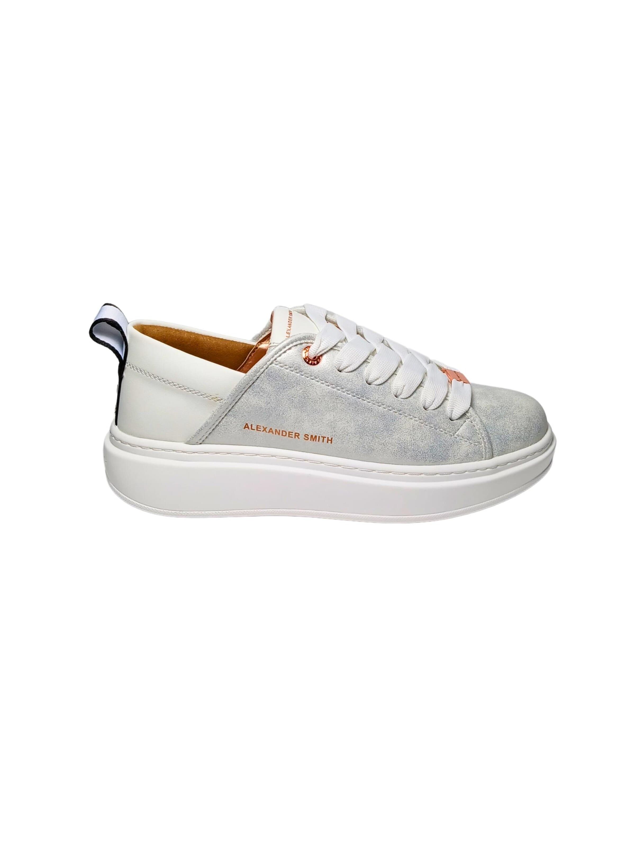 Alexander Smith Sneakers laag in Zilver: voorkant