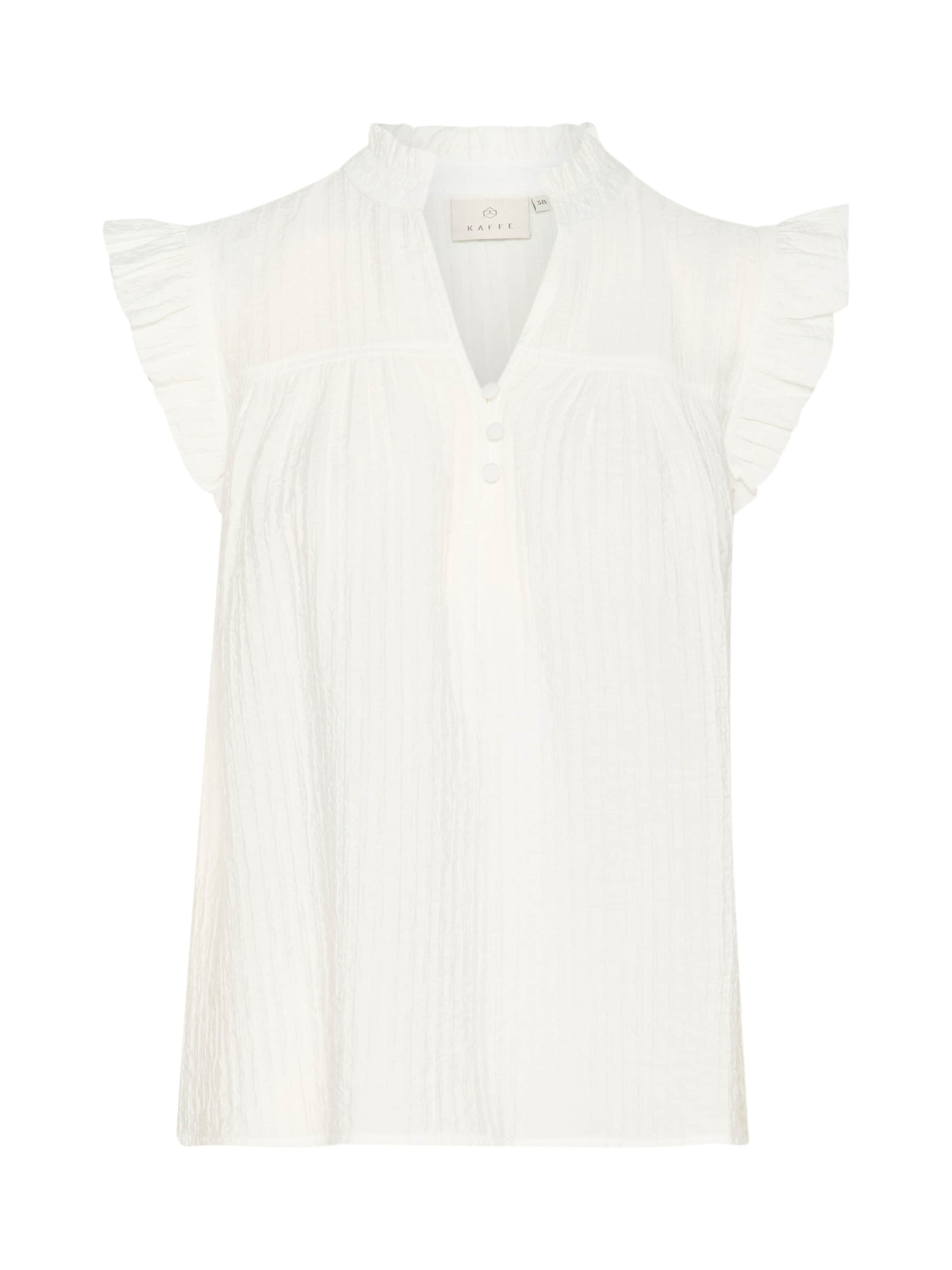 Kaffe Bluse 'Liany Via' in Weiß: Vorderseite