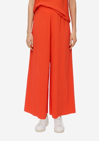 s.Oliver Wide leg Pants in Orange: front