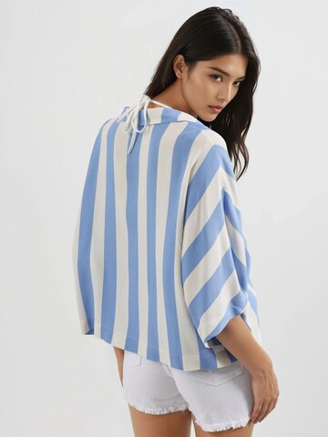 Busem Blouse 'Hemden' in Blauw