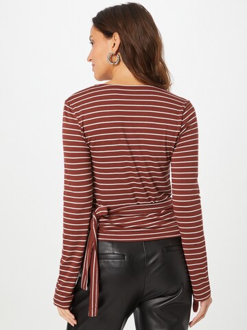 PIECES Shirt 'TENNA' in Red