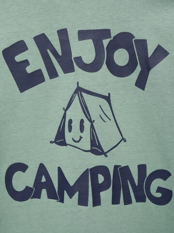 MANGO KIDS Shirt 'CAMPING' in Grün
