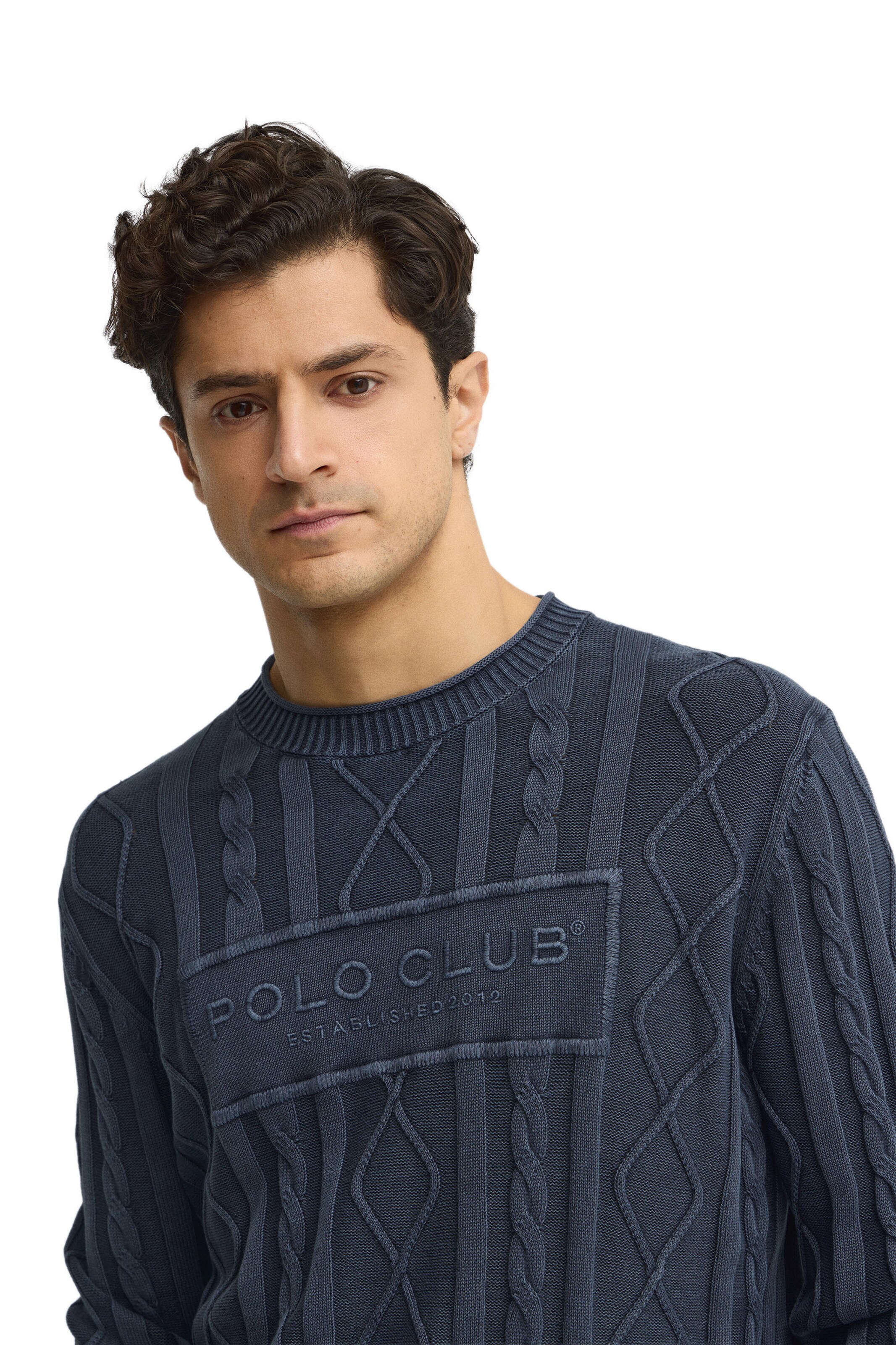 Polo Club Pullover in Blau