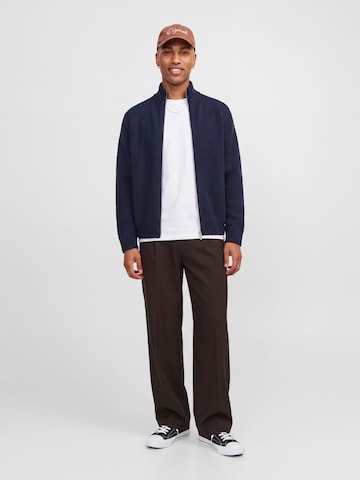 JACK & JONES Loosefit Bandplooibroek in Bruin