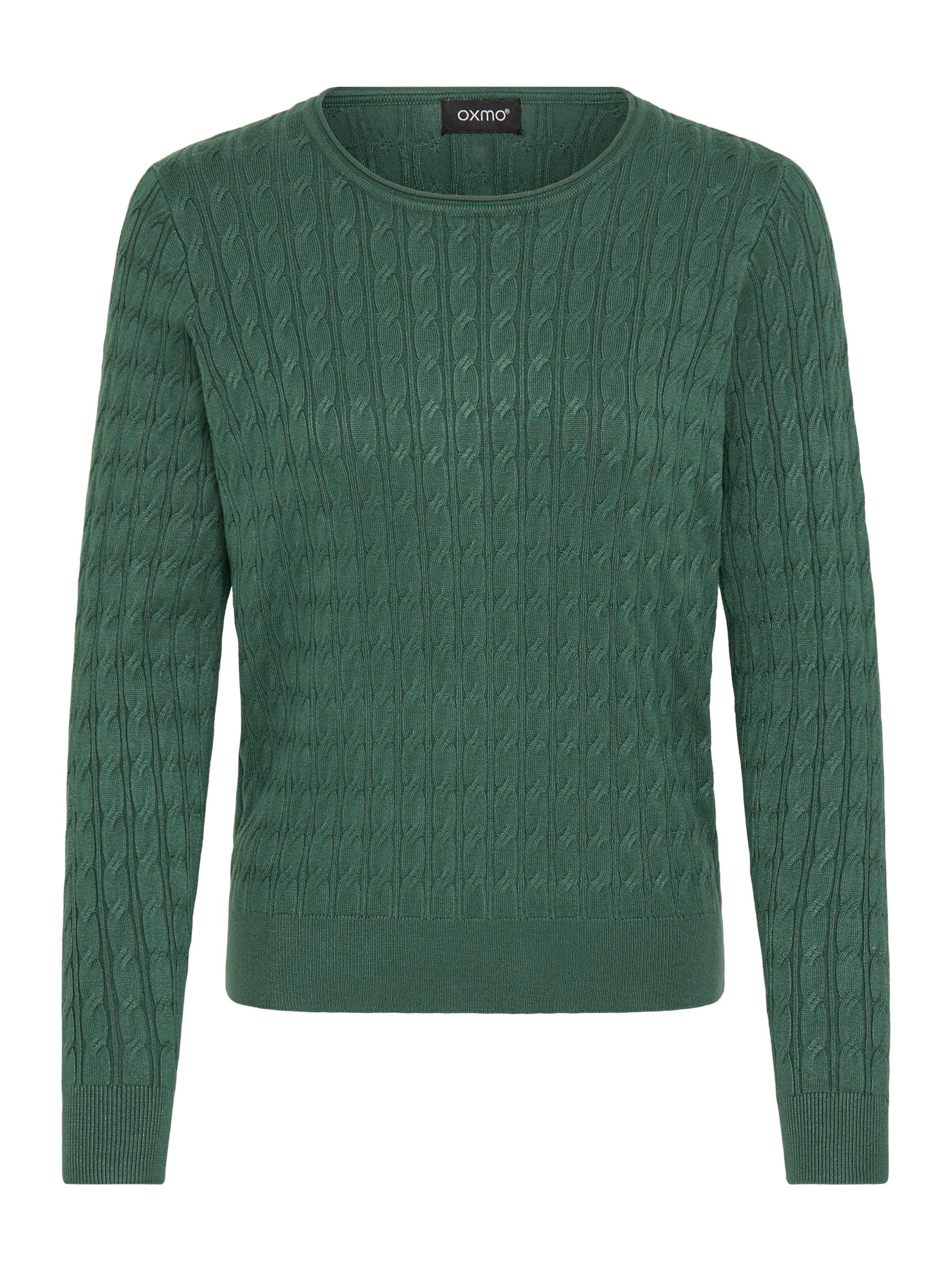 Pullover 'ISISSE' di Oxmo in verde: frontale