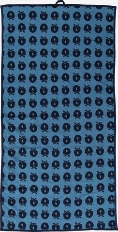 Småfolk Shower Towel 'Apfel' in Blue: front