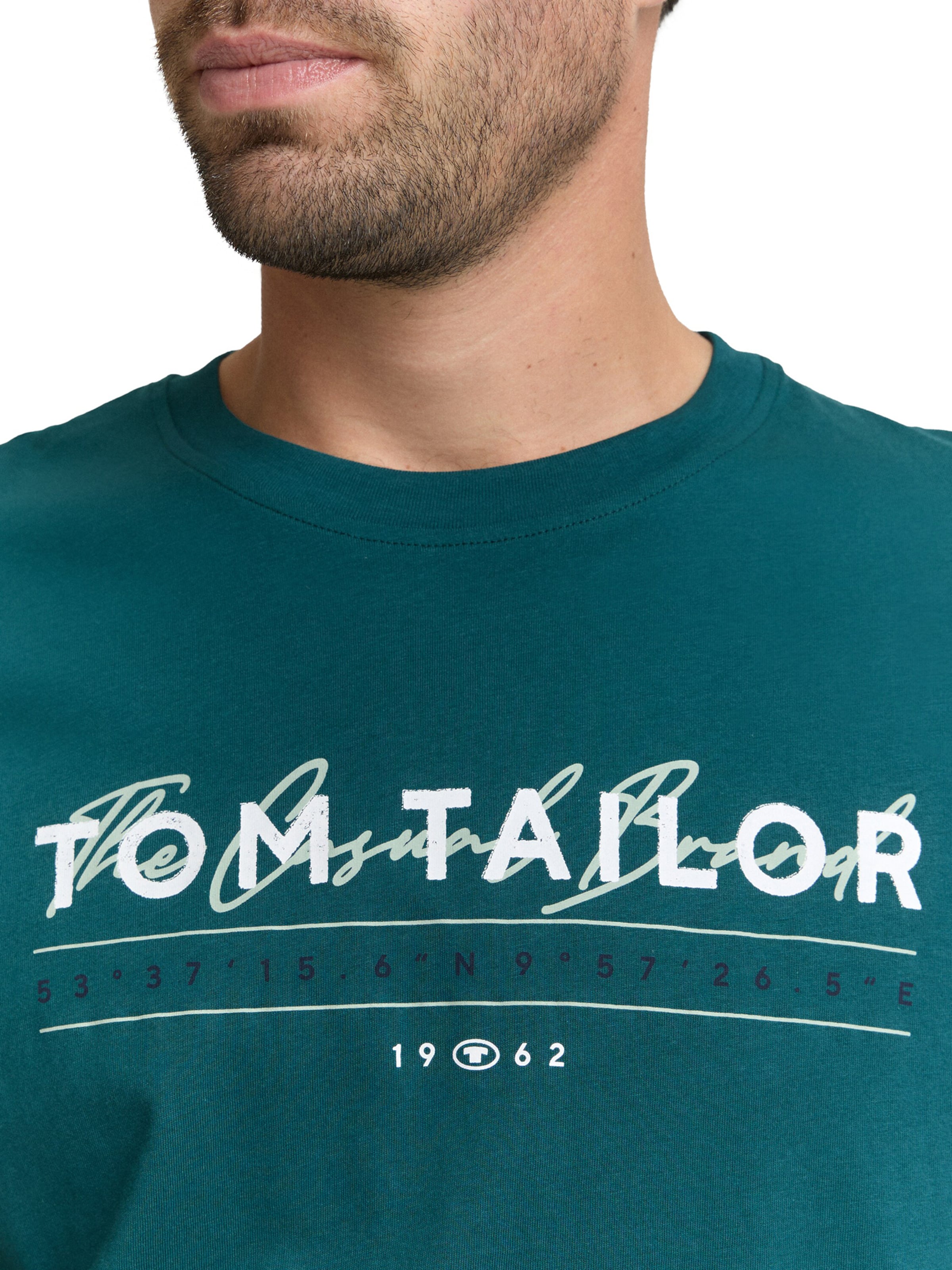 TOM TAILOR - Camiseta en verde