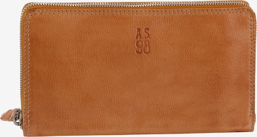 A.S.98 Wallet in Brown: front