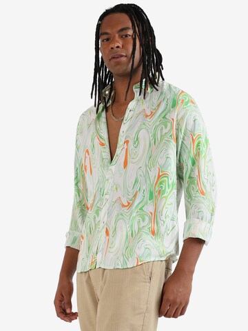 Campus Sutra - Regular Fit Camisa 'Jeremy' em mistura de cores