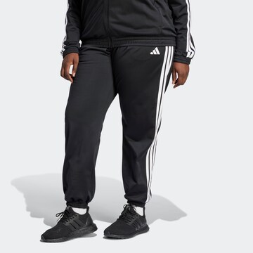 ADIDAS SPORTSWEAR - Tapered Pantalón deportivo en negro: frente
