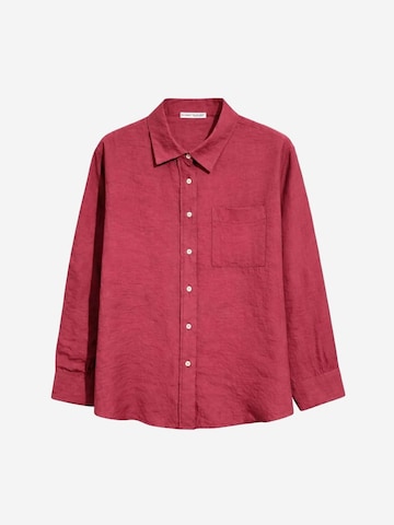 MixRay - Blusa 'Hemden' em vermelho: frente