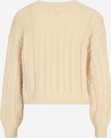 Vero Moda Petite Sweater 'FABULOUS' in Beige