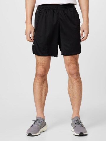 Regular Pantalon de sport 'Run Icons 3 Bar Logo' ADIDAS PERFORMANCE en noir : devant