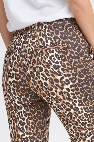 Pulz Slimfit Bukser 'BINDY' i beige