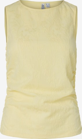PIECES Blouse 'PCAllo' in Geel: voorkant