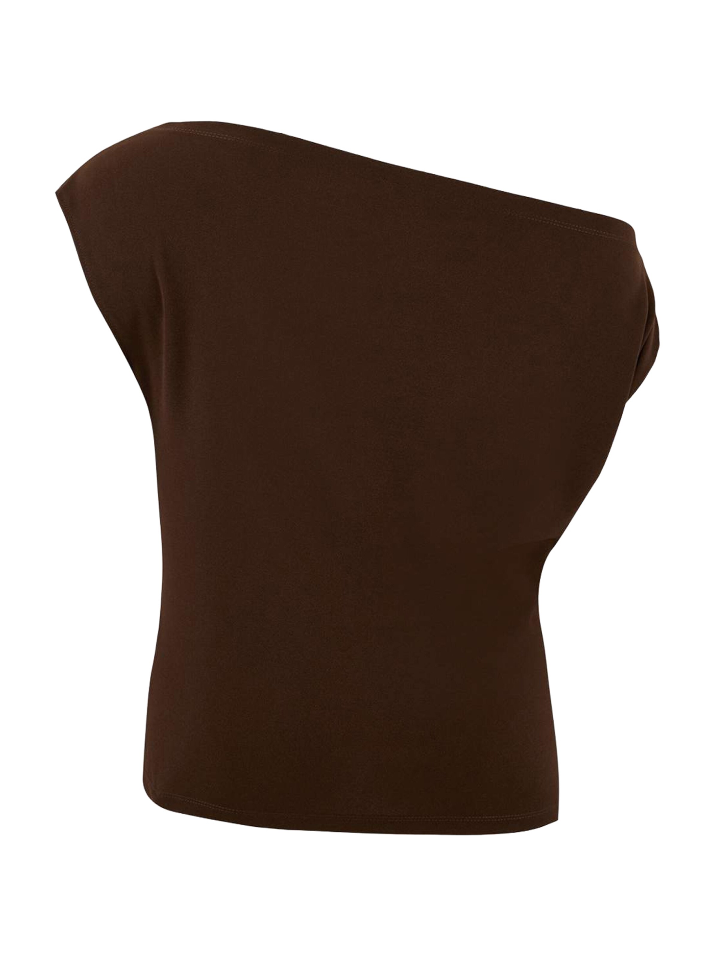 Trendyol Curve Majica | rjava barva