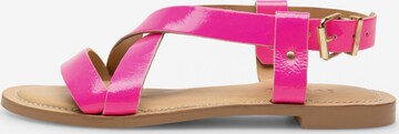 Ivylee Copenhagen Sandals 'Laura Patent' in Pink