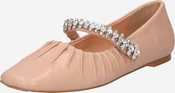 Dorothy Perkins Ballet Flats with Strap 'Pascal' in Pink: front