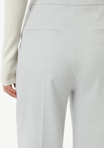 Wide Leg Pantalon à plis COMMA en gris