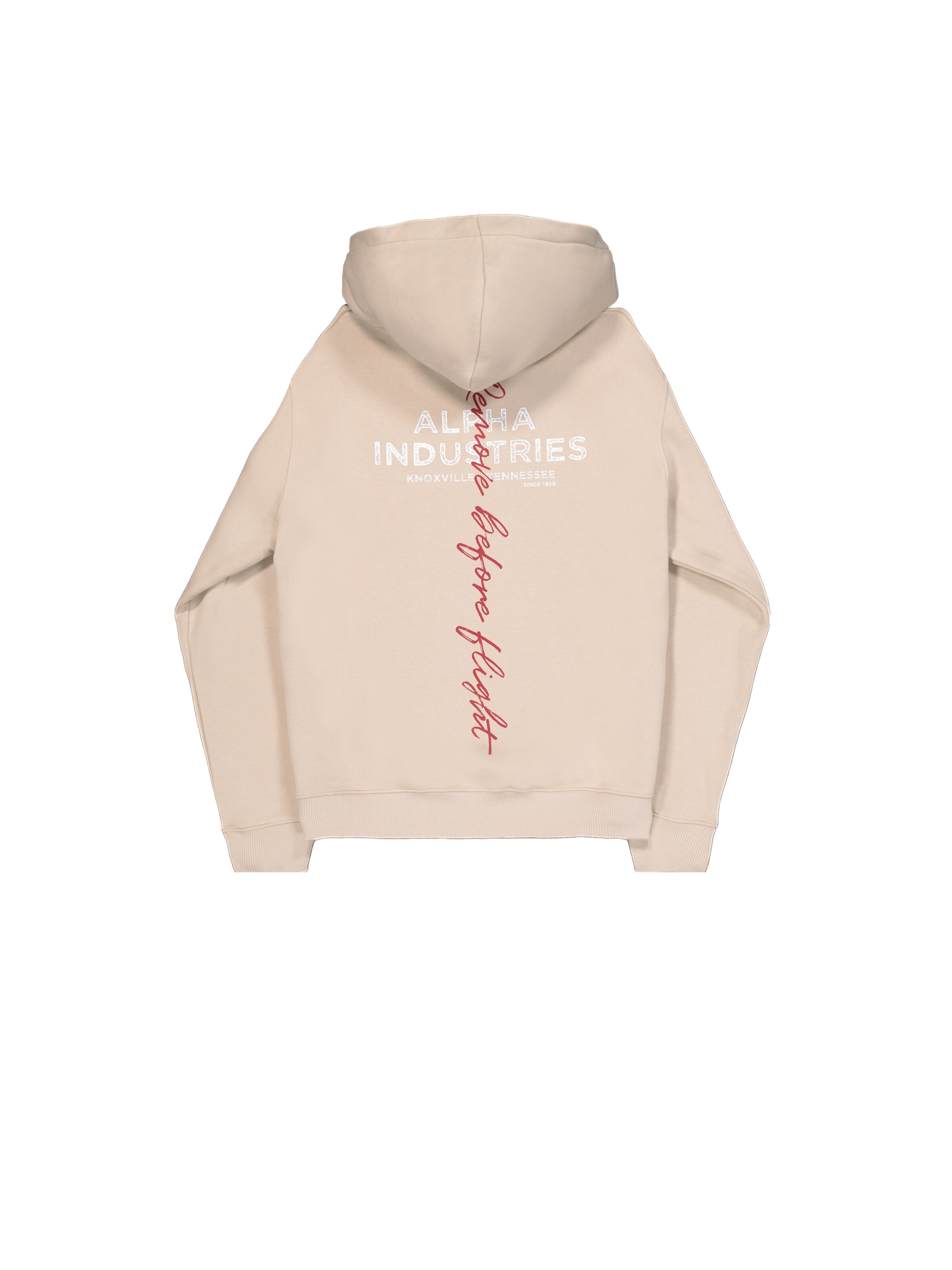 ALPHA INDUSTRIES Sweatshirt 'Signature' in Beige