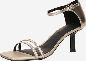 TOMMY HILFIGER Remmisandaalit värissä kulta: etupuoli