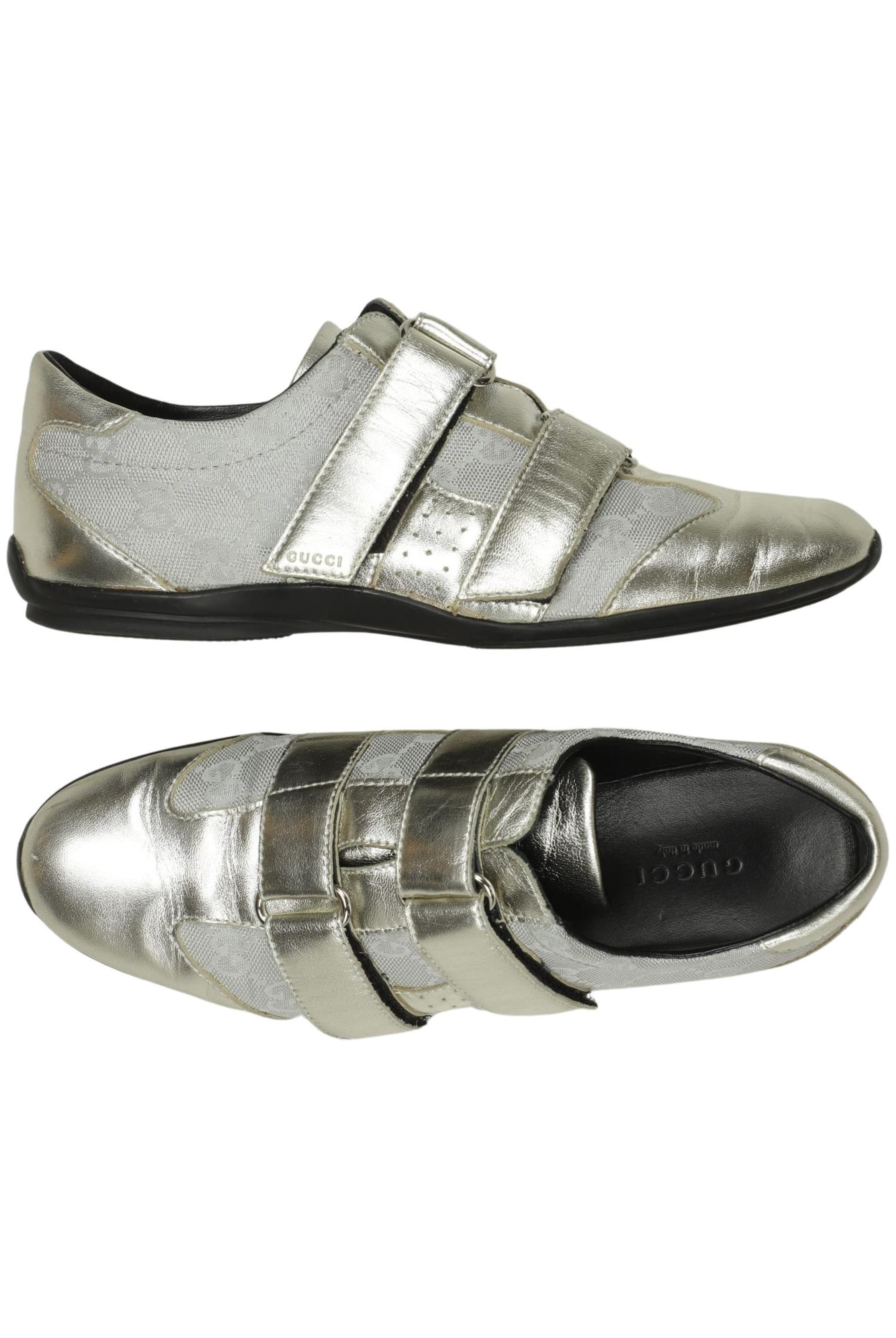 Gucci Halbschuh 36,5 in Silber: Vorderseite