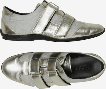 Gucci Halbschuh 36,5 in Silber: Vorderseite