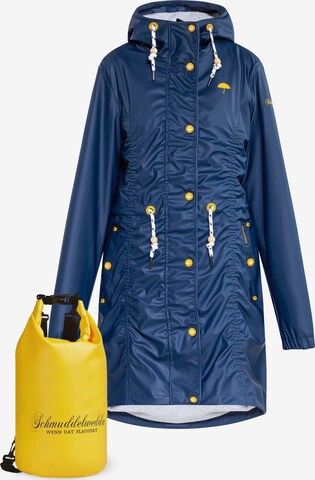 Schmuddelwedda Raincoat in Blue: front