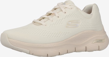 Baskets basses 'Arch Fit' SKECHERS en beige : devant