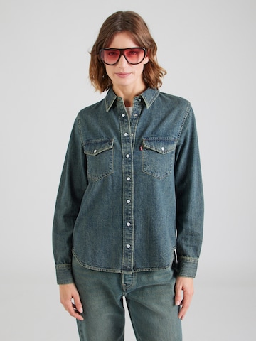Chemisier 'Essential Western Shirt' LEVI'S ® en bleu : devant