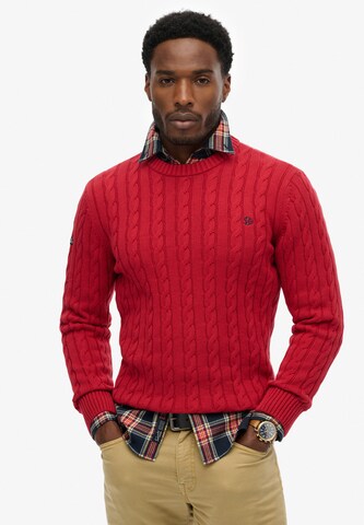 Pull-over Superdry & Co en rouge : devant