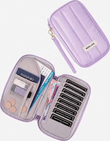 MEVYRA Document Bag 'RFID Reisepass Organizer' in Purple: front