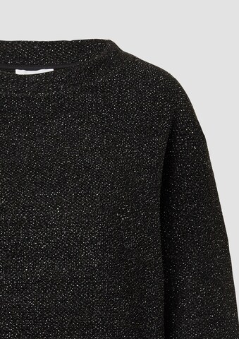 s.Oliver Sweatshirt in Zwart