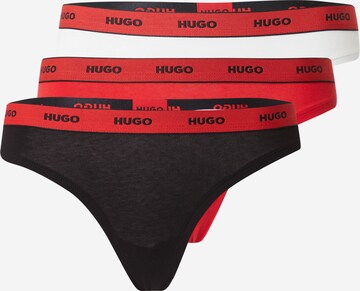 HUGO Thong in Red: front