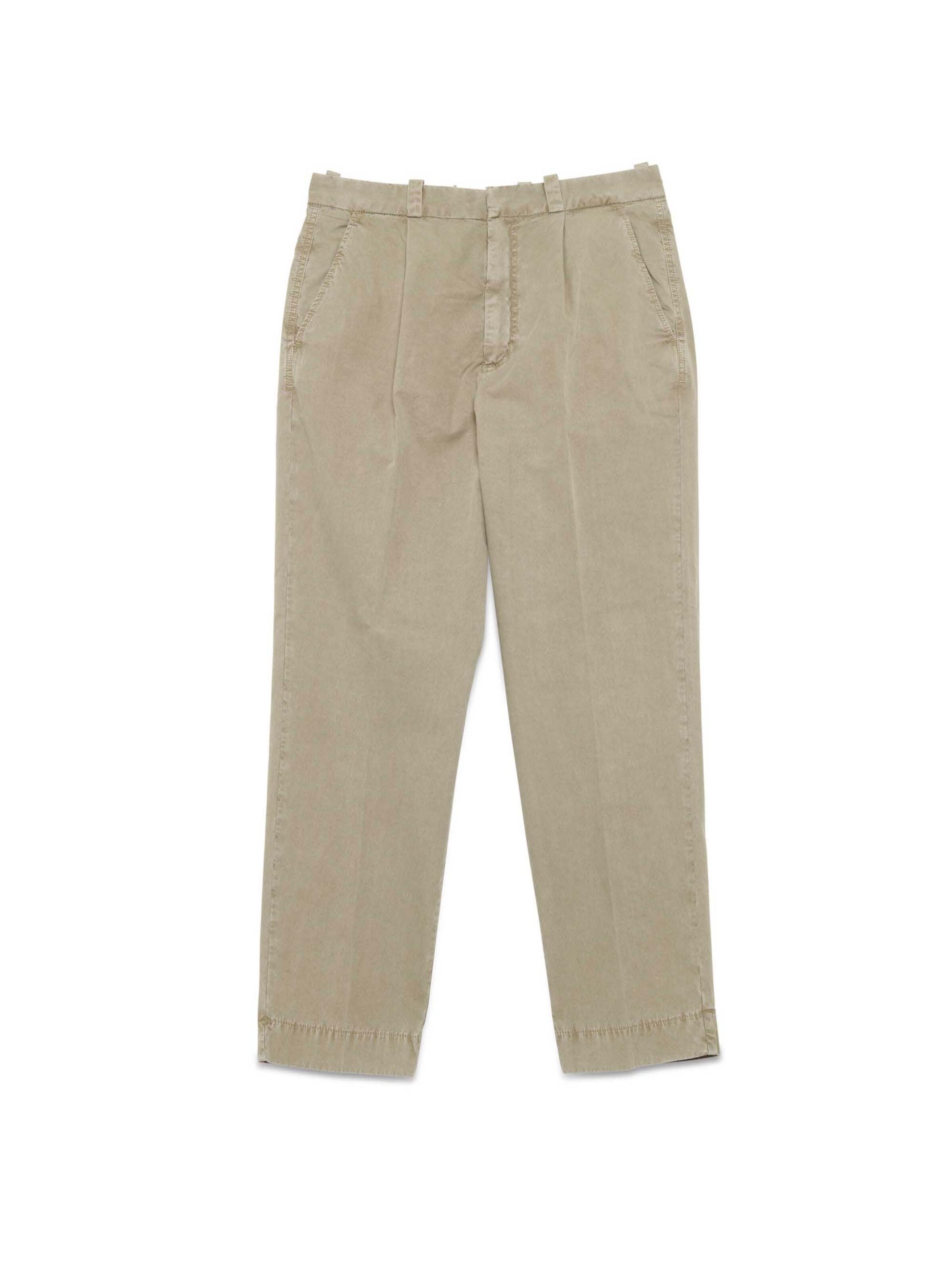 AMISH Regular Chino 'Nick ' in Beige: voorkant