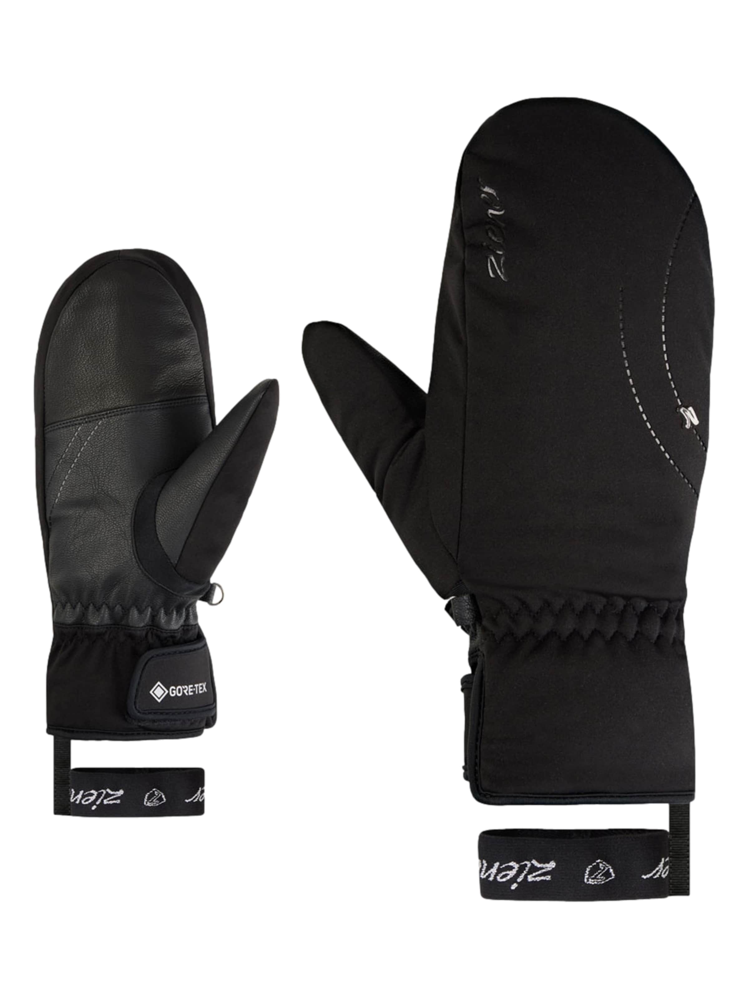 Moufles 'KAINOANI-Z GTX MITTEN' ZIENER en noir : devant