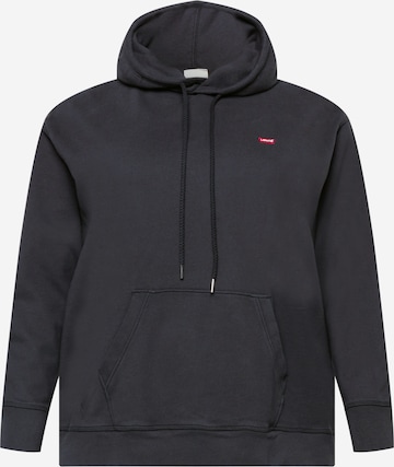 Levi's® Plus Sweatshirt 'Standard Hoodie' in Black: front